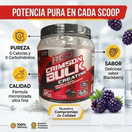 Creatina Monohidratada 1kg Redline Supplements Crimson Berry                                                                                          