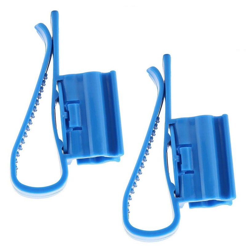 2Pcs Hose Holder Plastic Fish Water Pipe Clamp Adjustable Aquarium