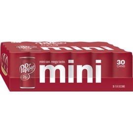 Dr Pepper Soda, 7.5 Fluid Ounce Can (Pack of 30)