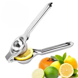 Manual Citrus Juicer, Stainless Steel Lemon Squeezer, Heavy Duty Hand Press for Lemons, Limes and Oranges