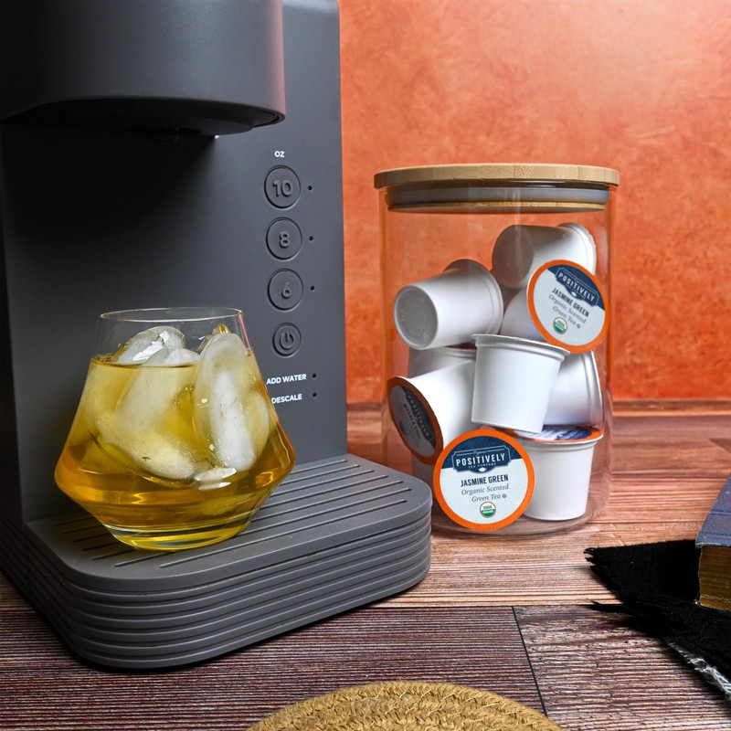 Organic Positively Tea Company, Jasmine Green Tea, K-Cup Compatible, 24