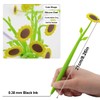 12 PCS Sunflower Ballpoint Pens, Silicone Plants Shaped Pen, Cute