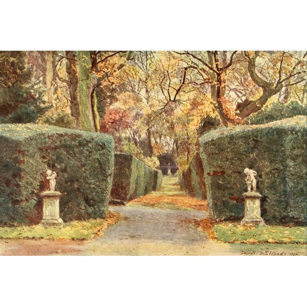 Posterazzi Some English Gardens 1904 Melbourne Amorini Poster Print by
