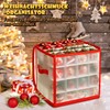 HILKKET Storage Box for Christmas Baubles, Christmas Bauble Box, Christmas