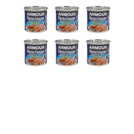 Generic SOL MAR Original Vienna Sausages - Pack of 6 Convenient Delicious 4.6 oz. Cans for Snacking Cooking Bonus Item Readbui