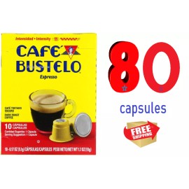 Café Bustelo Cafe Bustelo Nespresso Coffee Capsules, Intensity 11  - 10 capsules