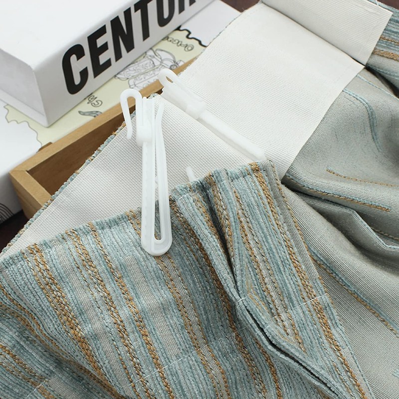 ZZLZX 20PCS Plastic Ratchet System Adjustable Pinch Pleated Curtain Drapery