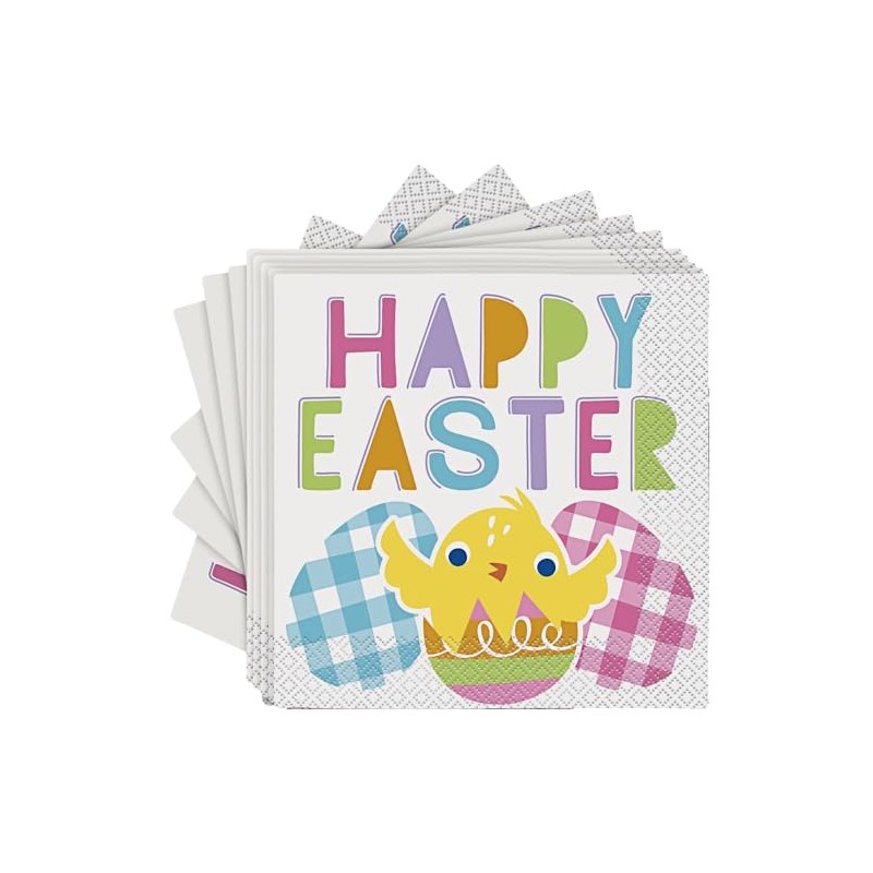 Eggcellent Easter Luncheon Napkins I Pack of 16