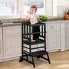 COSYLAND Toddler Standing Tower - Adjustable Height Toddler Kitchen Stool
