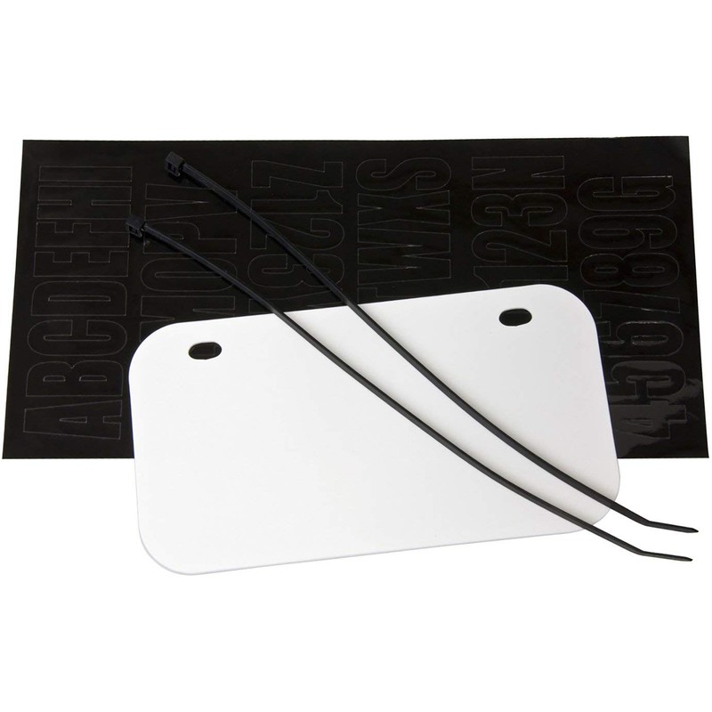 Raider FS-12000-1 ATV/UTV Wisconsin License Plate Kit with Numbers and