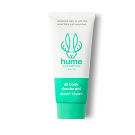 HUME SUPERNATURAL Foot Cream for Dry Cracked Heels and Feet – Moisturizing Heel Balm & Deodorizer for Smelly, Callused, or Stinky Feet – Natural Odor Control & CrackedFeet Treatment - Desert Bloom
