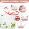 8 Gallon Trash Bags Drawstring Unscented - Magesh 5 Rolls