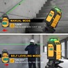 PREXISO 360° Laser Level with Tripod, 100Ft Cross Line Leveler-