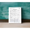 LARGE PRINT Two-Sided Family Group Sheets for Genealogists (7-pack) by