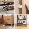 WISFISSH 1.6-2.6 Inch Adjustable Bed Risers, Durable ABS & Anti