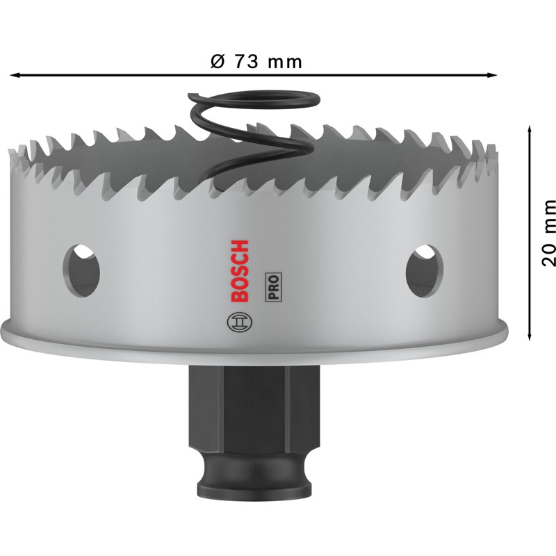 Bosch 1 x Pro Sheet Metal Power Change Plus Hole