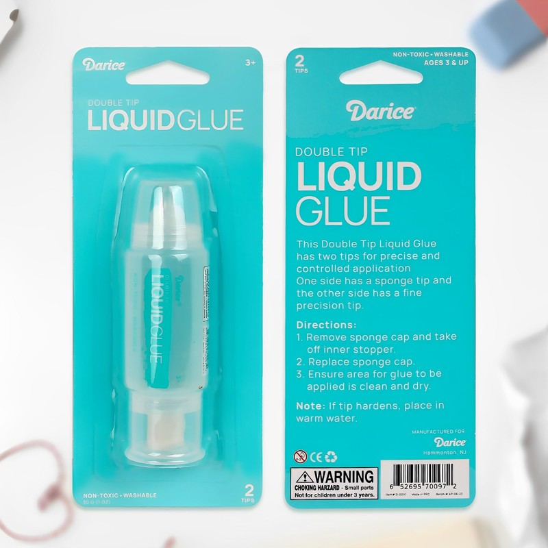 Darice Liquid Glue 3 Pack - 1 Oz Adhesive Glue