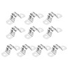 sourcing map 12Pcs Rigid Pipe Straps, 16mm(0.63") 304 Stainless Steel
