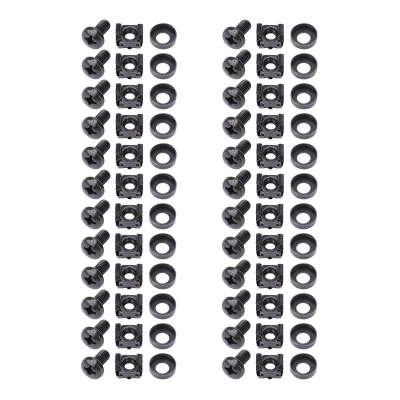 HMF 61024-Set of 24 Cage Nuts for 10 or 19