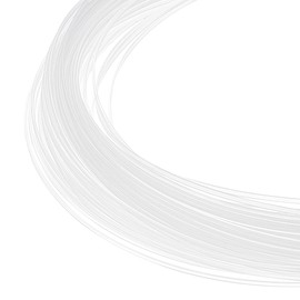 BENECREAT 50 Yard Plastic Boning Roll, 2mm Wide Plastic Corset Webbing Boning for Bridal Dress Bustle Handmade Craft Wedding Dresses DIY Sewing Supplies, 1mm Thick