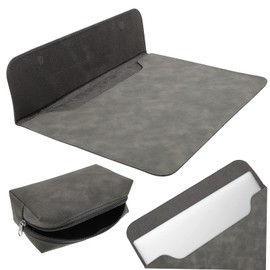 TEHAUX Laptop Bag with Shockproof Protection Storage Sleeve for Laptops Lightweight PU Case for Convenient Carrying Safeguarding Against Bumps and Scratches