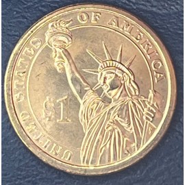 2009 $1 D WILLIAM HENRY HARRISON PRESIDENTIAL COIN