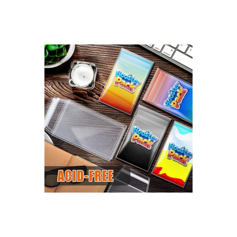 Paquete de refuerzo, fundas protectoras, fundas para tarjetas de intercambio,