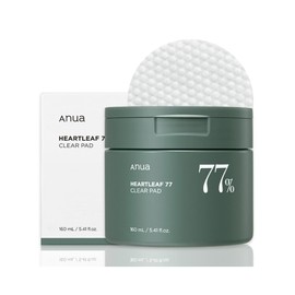 ANUA(Anua) Houttuynia Cordata 77 Clear Pads (70 Sheets) Toner Pads, Wiping Lotion, Exfoliating Care, Pore Care, Hydration, Fluctuating Skin, Oily Combination Skin Toner Pad, Skin Care, Korean