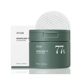 ANUA(Anua) Houttuynia Cordata 77 Clear Pads (70 Sheets) Toner Pads, Wiping Lotion, Exfoliating Care, Pore Care, Hydration, Fluctuating Skin, Oily Combination Skin Toner Pad, Skin Care, Korean