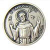 Religious Gifts Catholic 1 Inch Silver Tone Saint Francis of