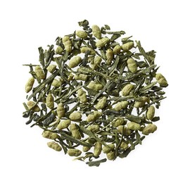Golden Moon Tea Organic Genmaicha Matcha Green Tea - Loose Leaf, Non GMO - Half Pound (96 Servings)