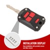 JeCar Key Fob Cover Case ABS Key Shell Protection Compatible