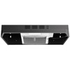 SNDOAS Black Range Hood 24 inch,Ductless Range Hood Under Cabinet,Black