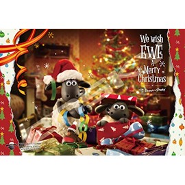Jigsaw Puzzle, Shaun the Sheep, Mae-Lee Christmas, 70 Large Pieces (70-L04)