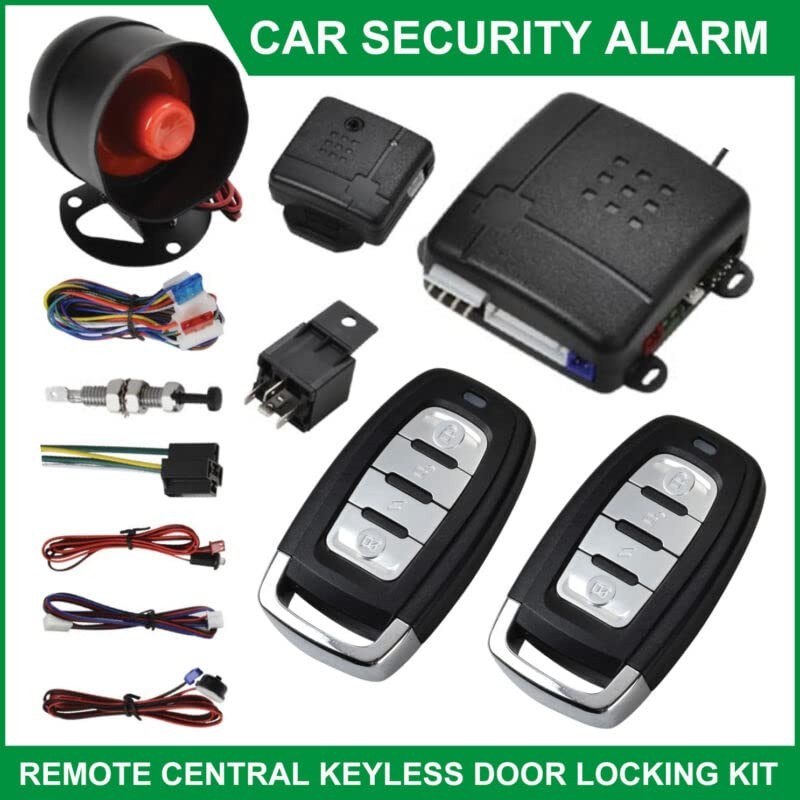 Riloer Car Keyless Entry System Kit with 2 Remote Controls,