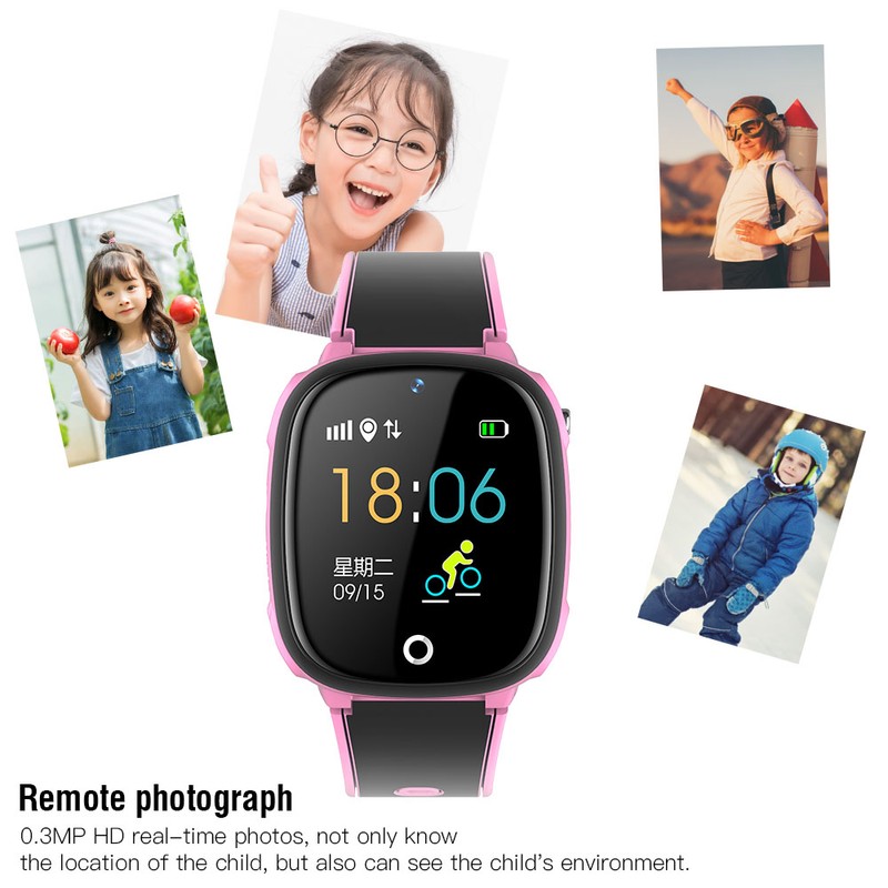 Kid Smartwatch Boys Girls Waterproof Camera GPs LBS Location SOS