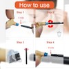 4 Packs Grey Wax Guard Filters, Wax Traps Replacement Filters
