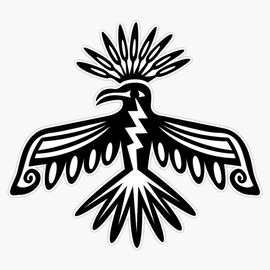 BZ Trading Thunderbird - Native Americans - Power, Protection & Strength Vinyl Decal Wall Laptop Bumper Sticker 5In(RDB-USA-STICKERS-2817)