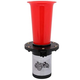 AUTOMUTO 110DB Classical Car Horn 12V AHH-OOO-GAH AHOOGA OOGA Air Horn for Car Golf Cart ATV Truck,Red