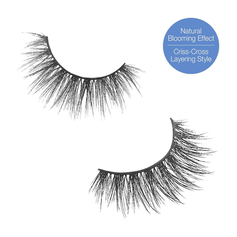 iEnvy Emflowered Natural Blooming Effect Fake Eyelashes Flared 3D False