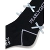 Parly Gates 053-5186210 Women's Middle Socks (Antibacterial, Deodorizing, Thin Ribbon)
