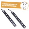 Zerodeko 2pcs Car Footwell Led Strips Single Mood Lighting for