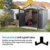 Dfnidy Tool Hooks Compatible with Lifetime Storage Shed Accessories, Black