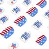 4th of July American Flag Press on Nails Independence Day