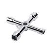 Multifunctional Cross Round Hole Key Triangular Wrench for Electrical Control