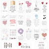 21Pcs Lover Lunch Box Cards,Inspirational Love Cards,Anniversary Commemorative Bento Boxes,Couples'