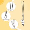 Mabor 6 Pcs Cat Phone Charm Aesthetic Cell Phone Charm