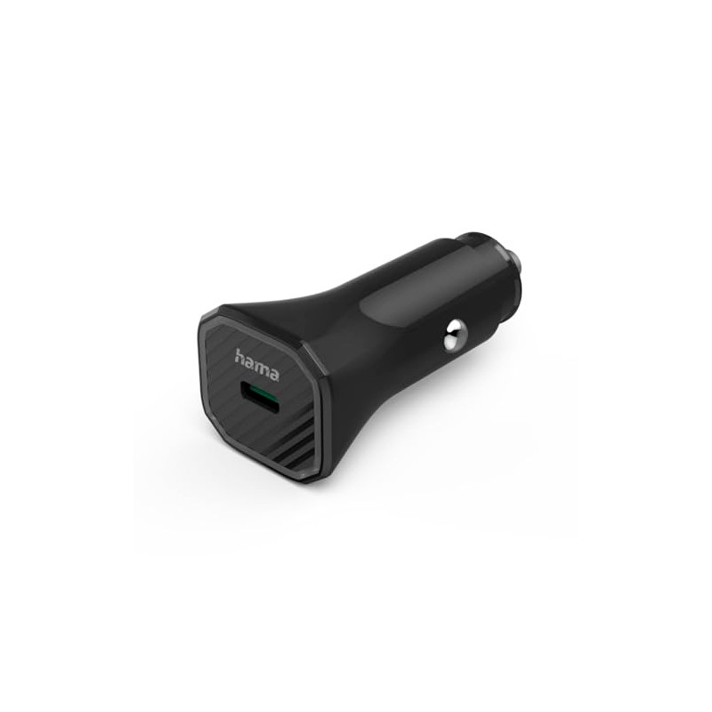 Hama Car Charger Eco USB-C, Power Delivery (PD)/Qualcomm® 3.0, 25W,
