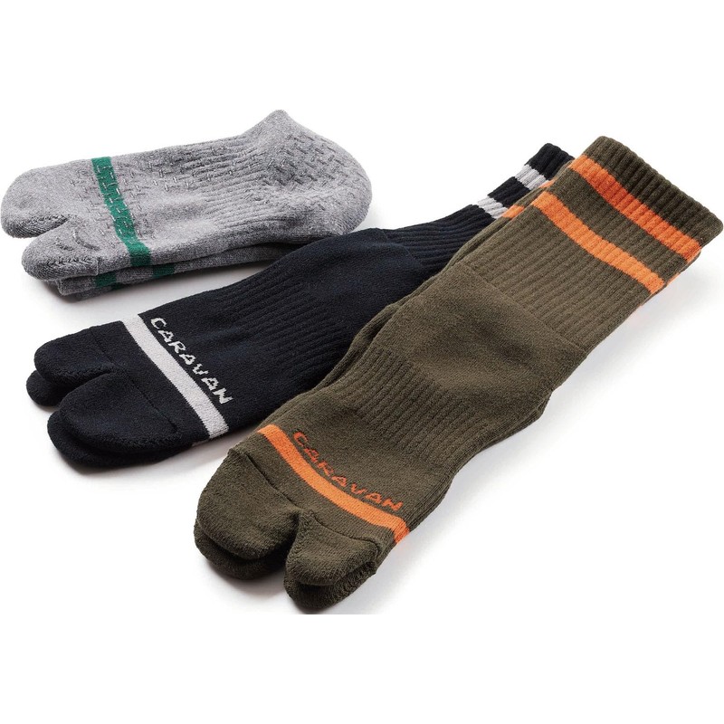 Caravan RL Dry Nova TABI THIN CREW Socks