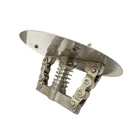 Elusive Wildlife Eliminator Spinner Plate, Feed Protector for Raccoons, Squirrels, Deer and Other Varmints Metal Spring-Loaded Design Easy Install to 12v Feeder Motor (1/4 hub Round)